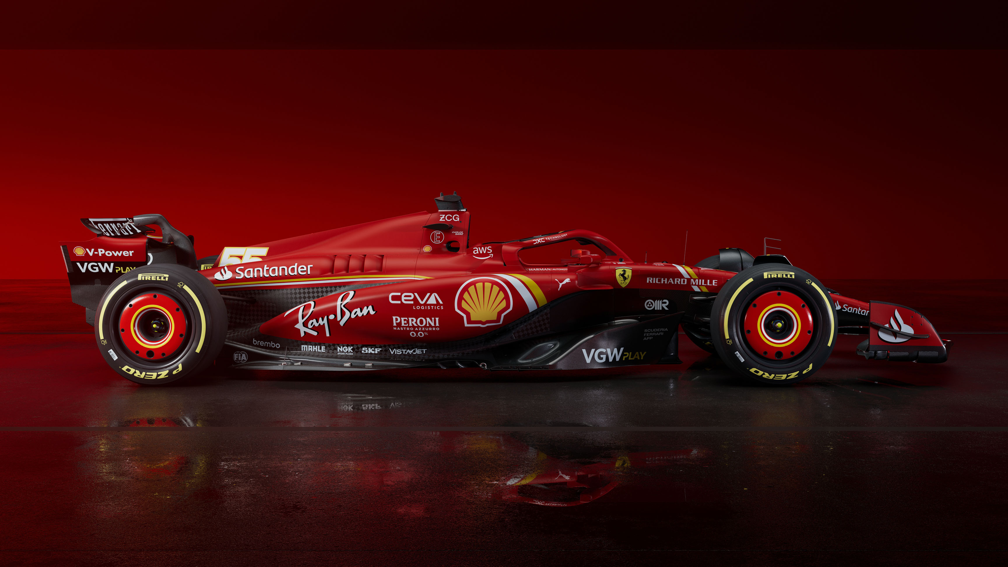 Ferrari SF-24 F1 car 2024