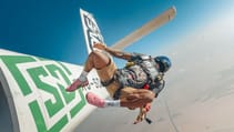 Lewis Hamilton skydiving