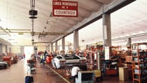 Lamborghini Countach archive assembly line