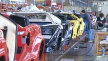 Lamborghini Countach archive assembly line