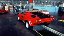 Lamborghini Countach archive assembly line