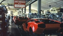 Lamborghini Countach archive assembly line