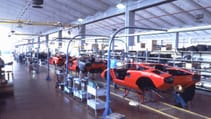 Lamborghini Countach archive assembly line