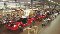 Lamborghini Countach archive assembly line