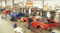 Lamborghini Countach archive assembly line
