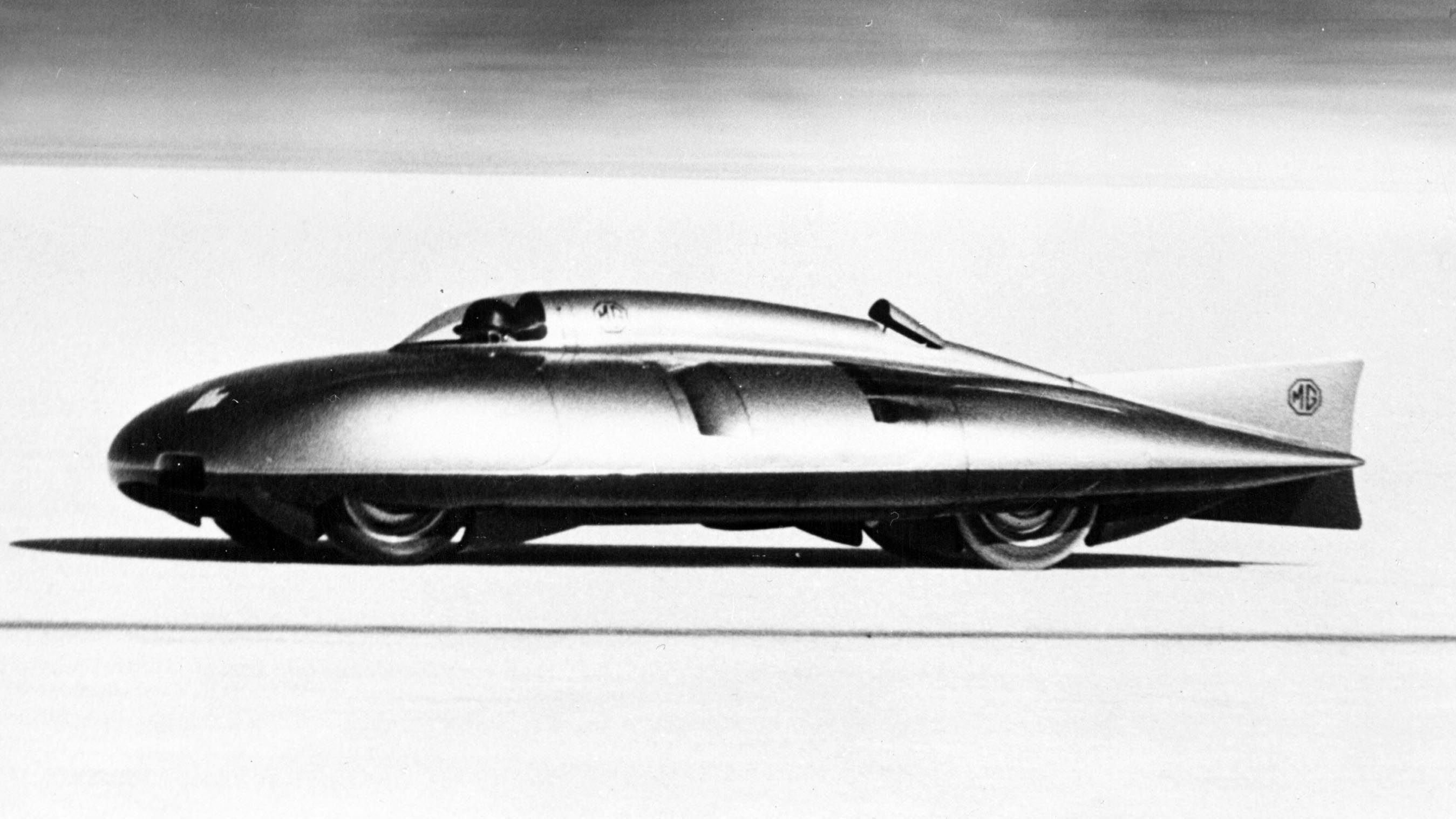 Stirling Moss, Roaring Raindrop, Bonneville 1957