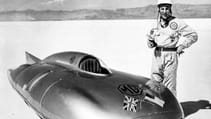 MG EX181, Stirling Moss, Bonneville 1957