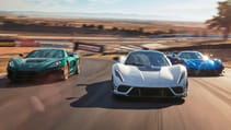 Hennessey Venom F5 Revolution, Koenigsegg Jesko Attack, Rimac Nevera