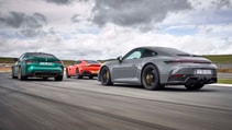 Aston Martin Vantage, Porsche 911 GTS, BMW M4 CS