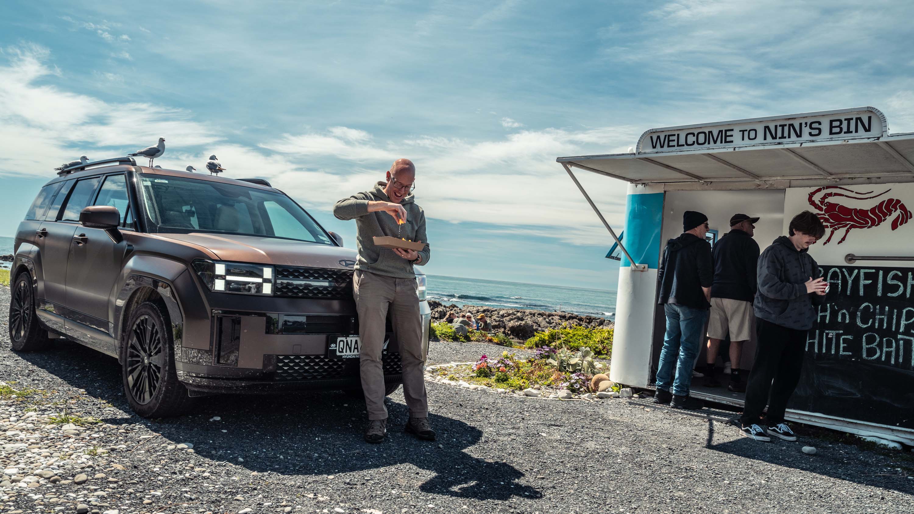 Hyundai Santa Fe, Kaikoura coast road