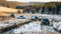 Land Rover Defender 110 P300E, Toyota Land Cruiser First Edition, Mercedes Benz G500, Ineos Grenadier Trialmaster