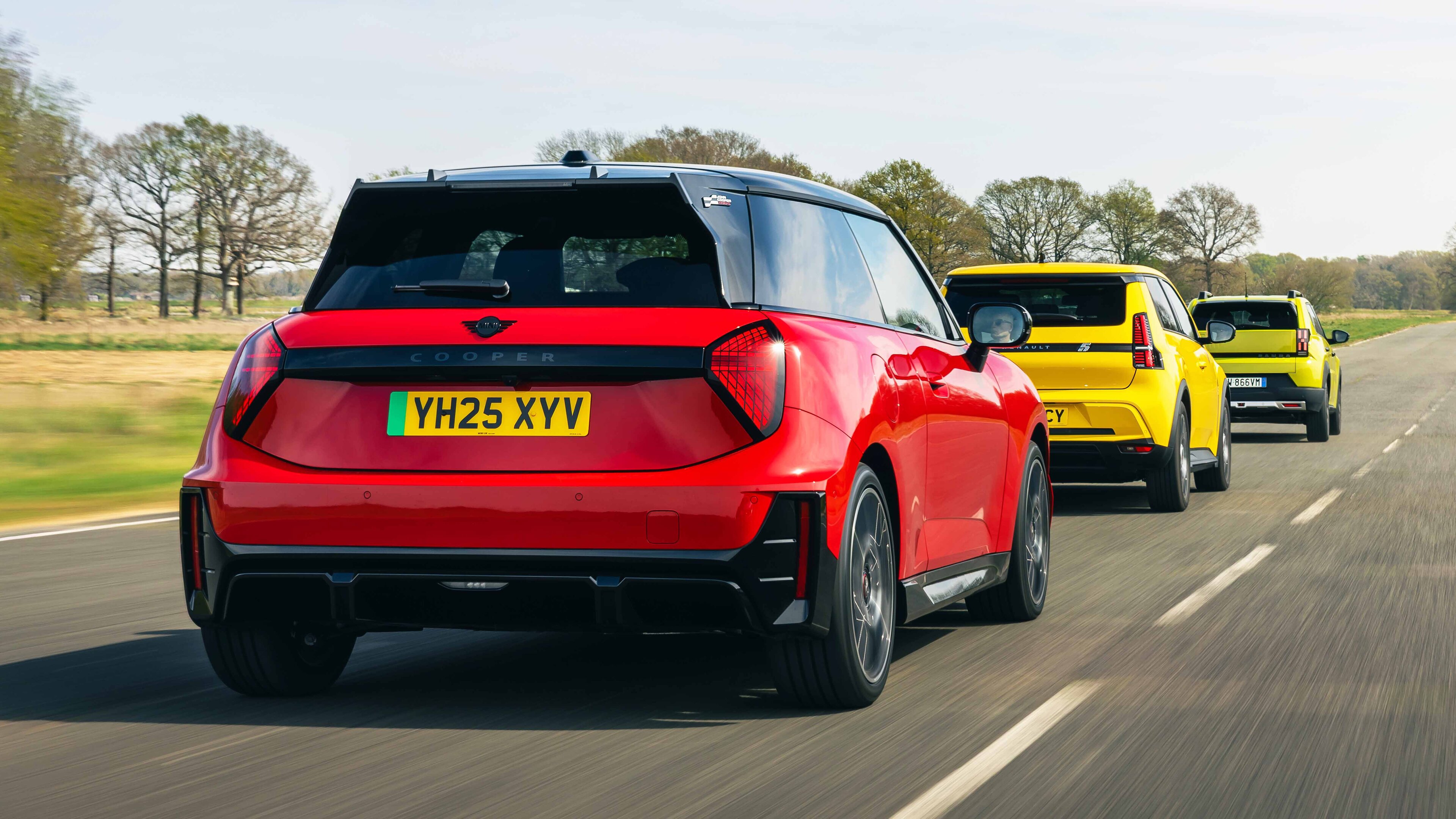 Fiat Panda, Renault 5, Mini Cooper E