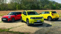Fiat Panda, Renault 5, Mini Cooper E