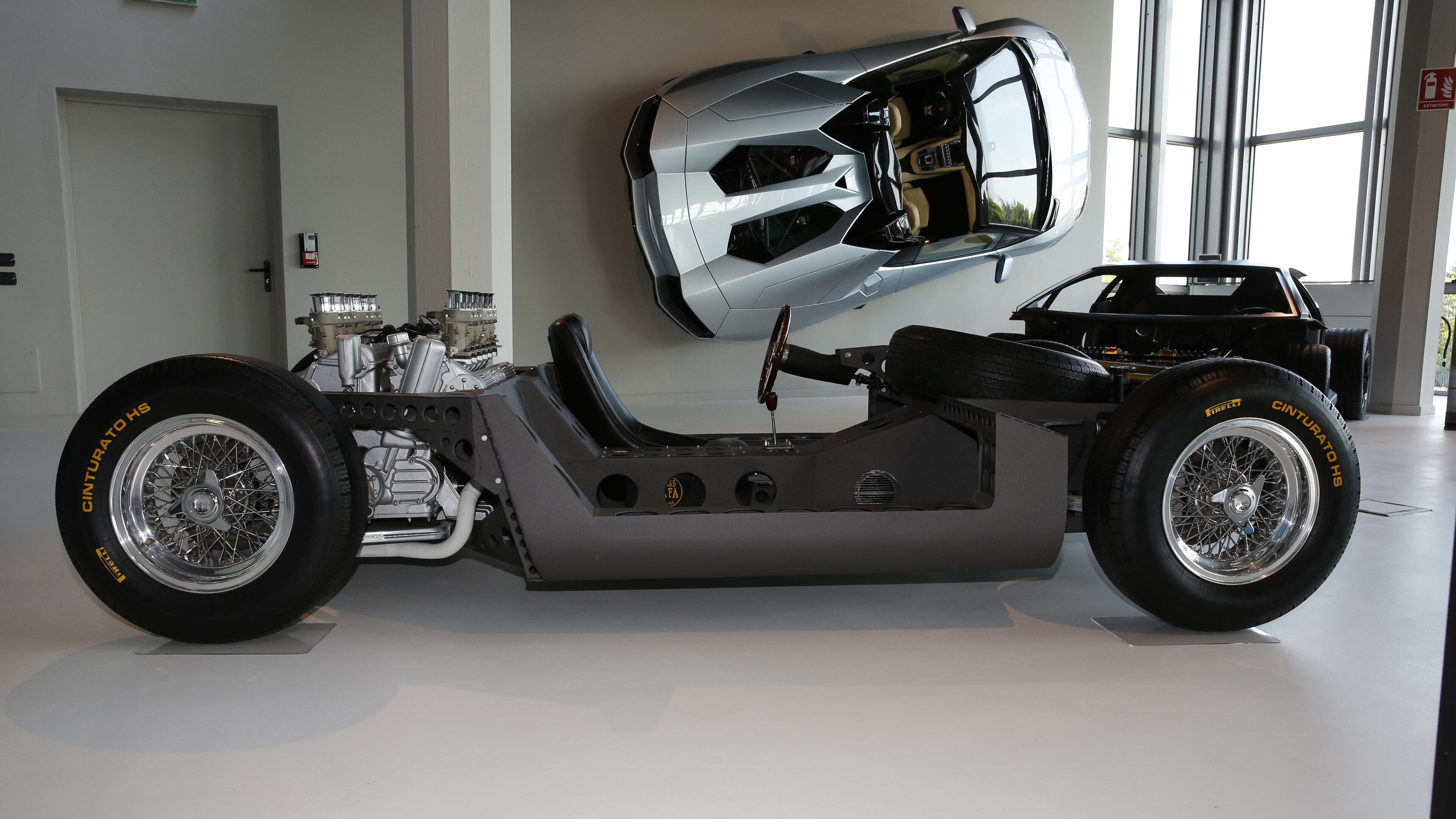 Lamborghini Miura rolling chassis