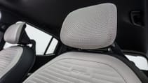 Close up of Kia EV2 GT-line headrest