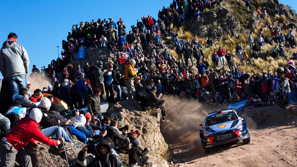 Hyundai i20 world rally car WRC Argentina