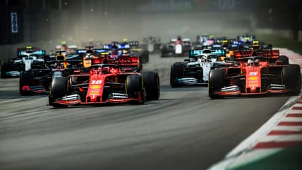 Mexican GP start, Autódromo Hermanos Rodríguez