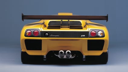 Lamborghini Diablo yellow rear