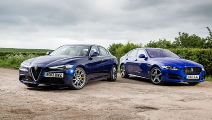 Alfa Giulia vs Jaguar XE twin test