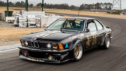 BMW 635 csi racing front quarter