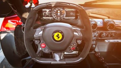 Ferrari steering wheel Top Gear