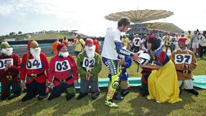 Valentino Rossi top nine celebrations