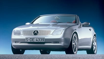 Mercedes SLK concept car front end