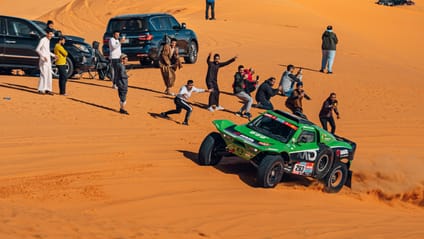 Spectating at the Dakar