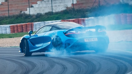 McLaren 750S drifting