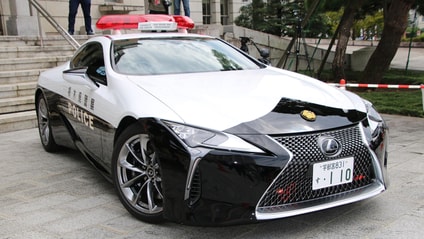 Japan police Lexus LC500