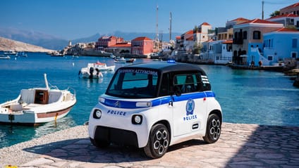 Greek police Citroen Ami