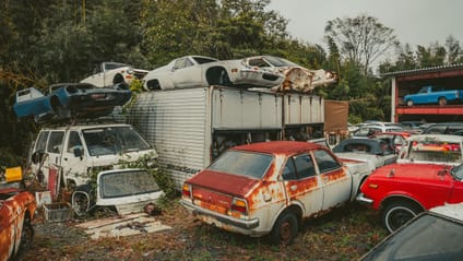 This car graveyard is where rare gems go to die