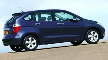 Honda FR-V blue side profile