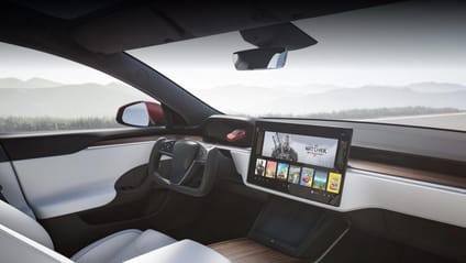Tesla Model S steering wheel
