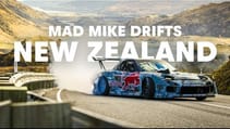 Mad Mike drifting Crown Range in New Zealand