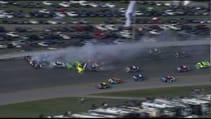 2012 Talladega Last 2 Laps of Race Stewart Flip Crash