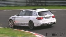 2015 Mercedes-Benz C63 AMG sedan + estate spied testing on the Nürburgring!