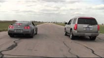 Nissan GT-R vs. Hennesey Cadillac Escalade