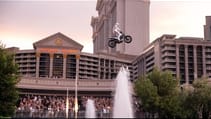 Travis Pastrana Honors Evel Knievel: Caesars Fountain Jump