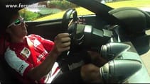 Alonso drives the LaFerrari