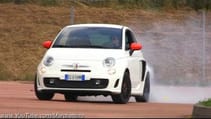 RWD Abarth 500 Drifting and Burnouts!