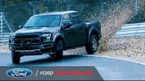 Vaughn Gittin Jr. Drifts Nurburgring in Ford Raptor | Ford Performance