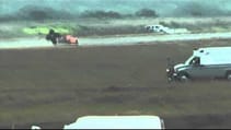 Underground Racing Twin Turbo Gallardo Crashes At 200+MPH Texas Mile