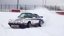 NÜRBURGRING Porsche 911 SCRS snow drifting