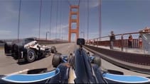 GoPro VR: Indycars over the Golden Gate Bridge