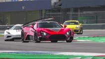 1200HP Zenvo TSR-S GOING FLATOUT ON THE TRACK! + ACTIVE  AERO