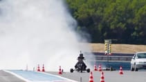 261 kph WATER ROCKET TRIKE ǀ 0-100 kph in 0.55 second (5.1g) ǀ Rider: François Gissy