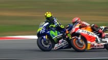 #SepangClash: Rossi and Marquez get physical!