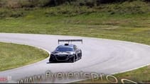 Essai de la Peugeot 208 T16 Pikes Peak de sebastien loeb sur le circuit de Pau-Arnos