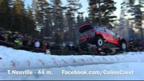 Colins Crest former record, 44 meters by Thierry Neuville